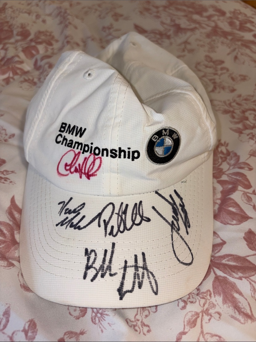 Autographed BMW Championship 2018 White Golf Hat